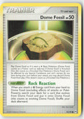 Dome Fossil 92/99 Regular Arceus Moderately Played