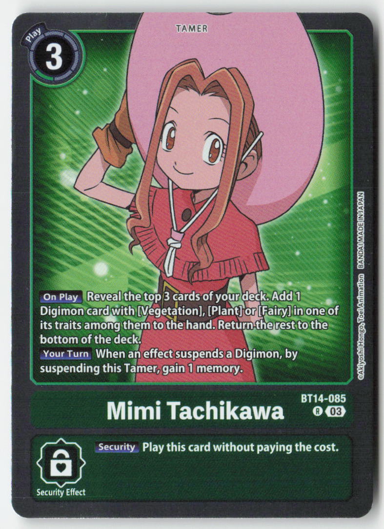 Mimi Tachikawa BT14-085 Foil Rare Near Mint, Front