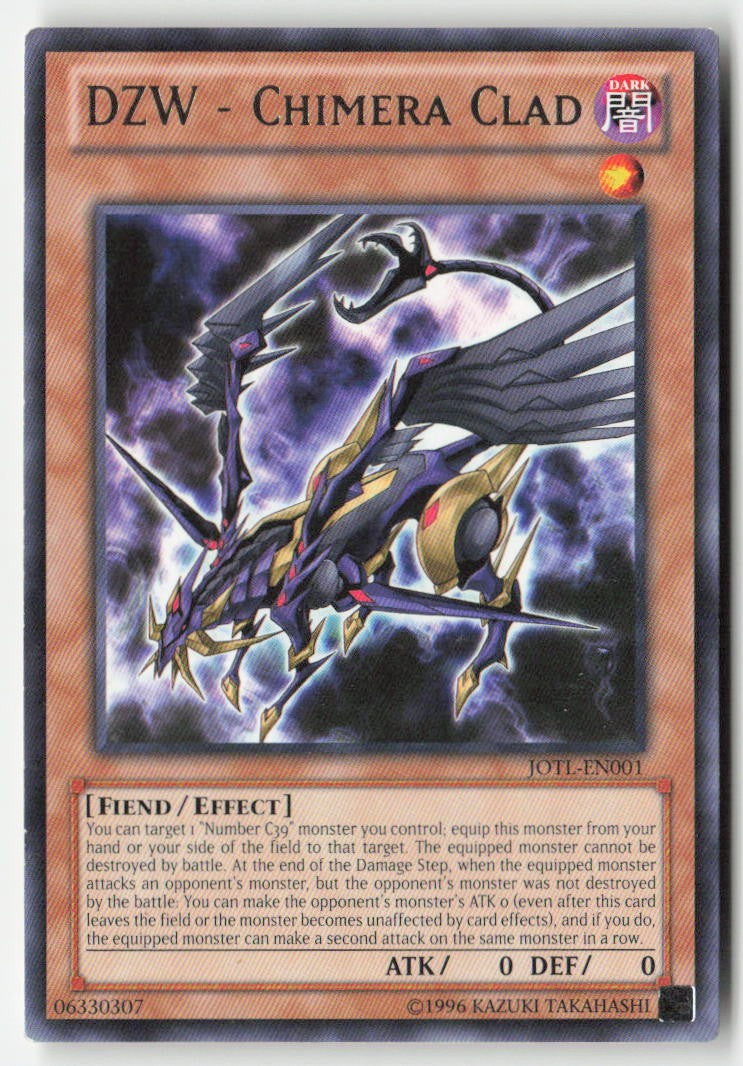 DZW - Chimera Clad JOTL-EN001 Unlimited Rare Moderately Played