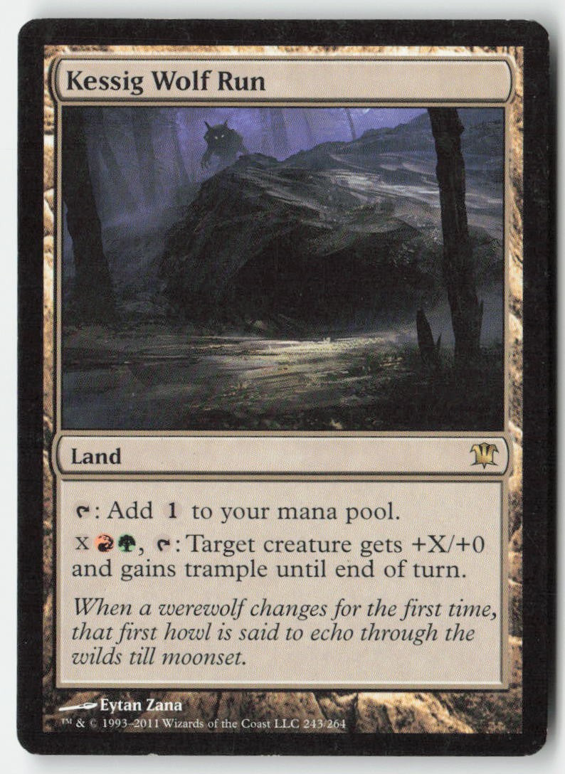 Kessig Wolf Run ISD 243 Rare Moderately Played