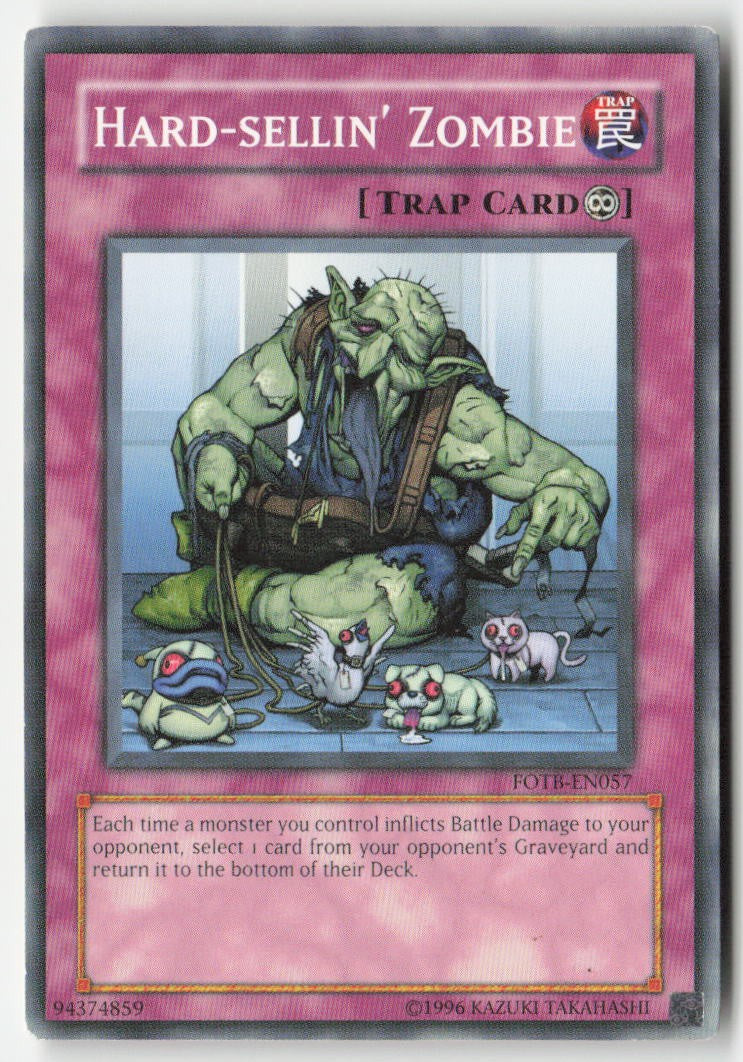Hard-sellin' Zombie FOTB-EN057 Unlimited Common Moderately Played