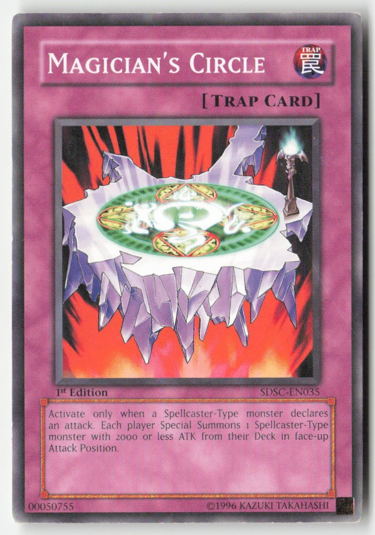 Magician's Circle SDSC-EN035 1st Edition Common Moderately Played, Front