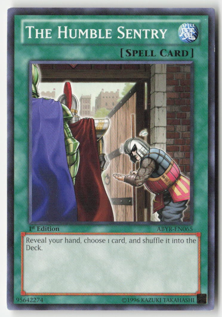The Humble Sentry ABYR-EN065 1st Edition Common Moderately Played
