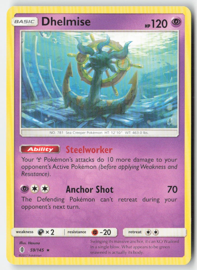 Dhelmise 59/145 Regular Deck Exclusives Moderately Played