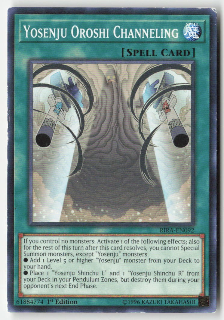 Yosenju Oroshi Channeling RIRA-EN092 1st Edition Common Moderately Played