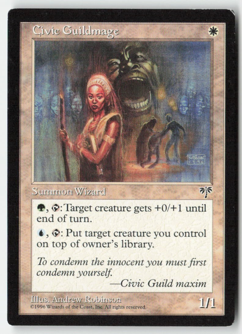 Civic Guildmage MIR 7 Common Moderately Played