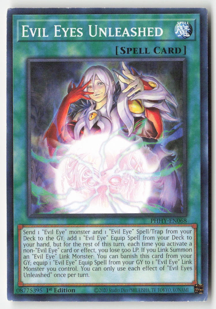 Evil Eyes Unleashed PHHY-EN068 1st Edition Common Moderately Played