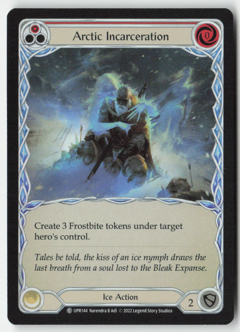 Arctic Incarceration (Red) #UPR144 - Uprising - Flesh and Blood - Common - Near Mint