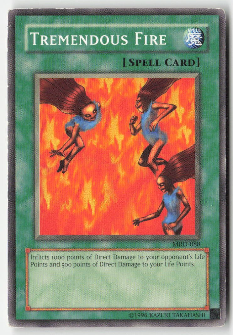 Tremendous Fire MRD-088 Unlimited Common Moderately Played, Front