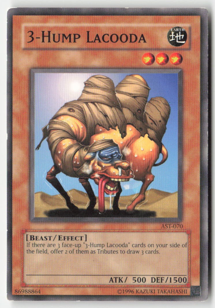 3-Hump Lacooda AST-070 Unlimited Common Moderately Played