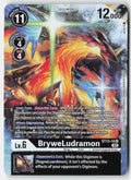 BryweLudramon ST13-14 Foil Rare Lightly Played