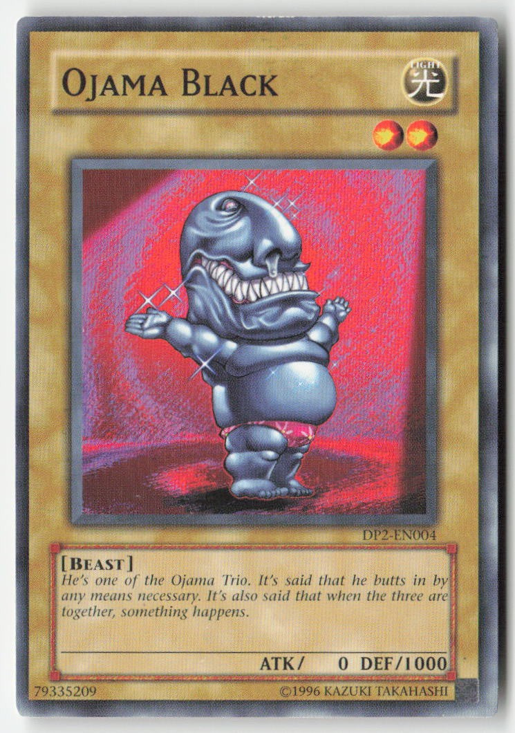 Ojama Black DP2-EN004 Unlimited Common Moderately Played