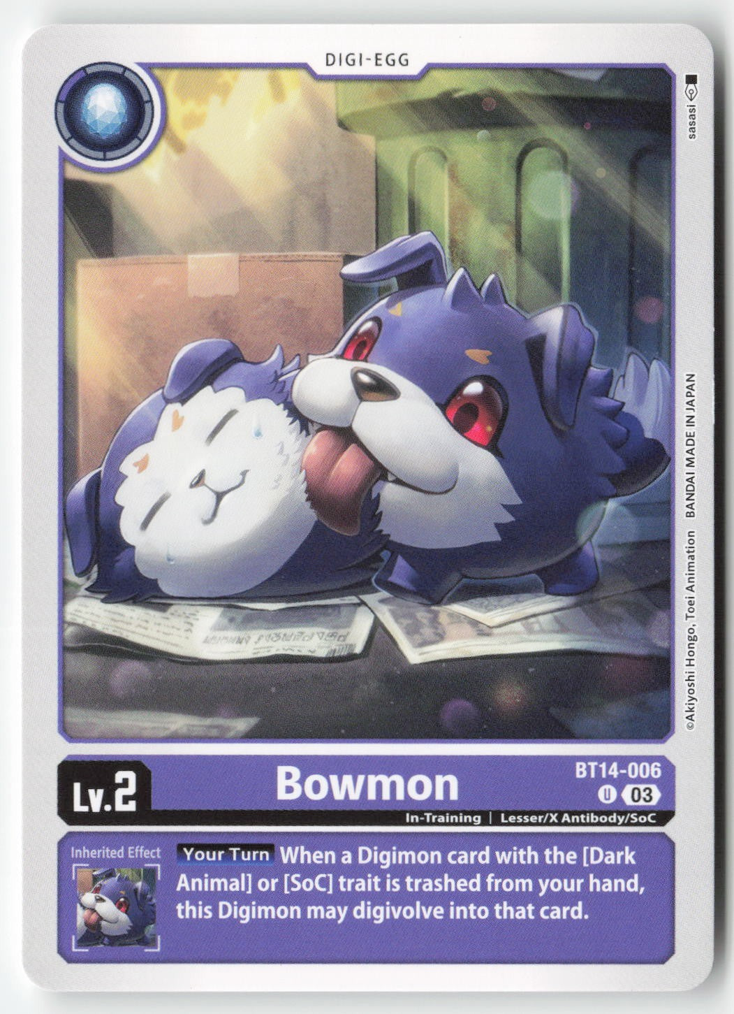 Bowmon BT14-006 Normal Uncommon Lightly Played