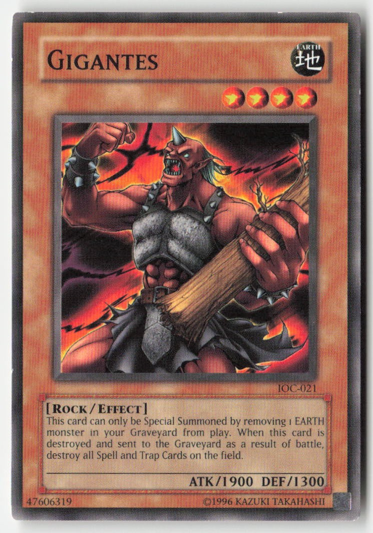 Gigantes IOC-021 Unlimited Common Moderately Played