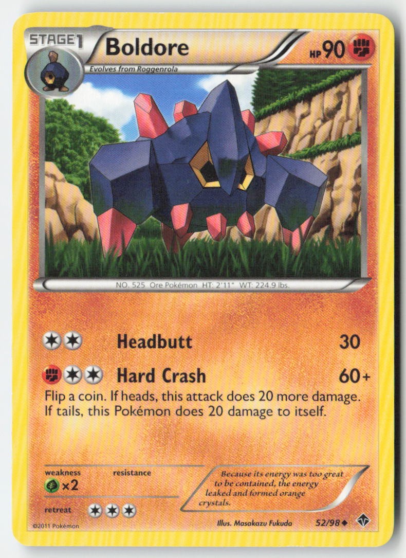 Boldore 52/98 Regular Emerging Powers Moderately Played, Front