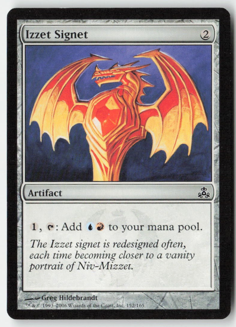Izzet Signet GPT 152 Common Moderately Played