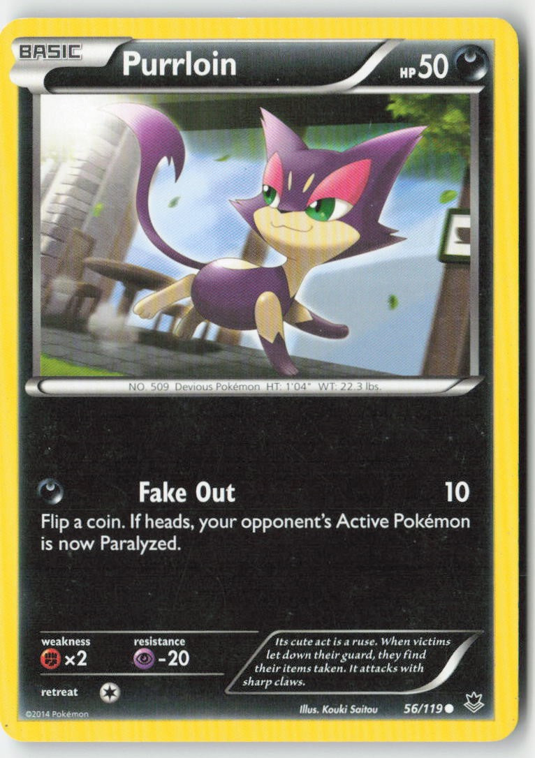 Purrloin 56/119 Regular Phantom Forces Moderately Played