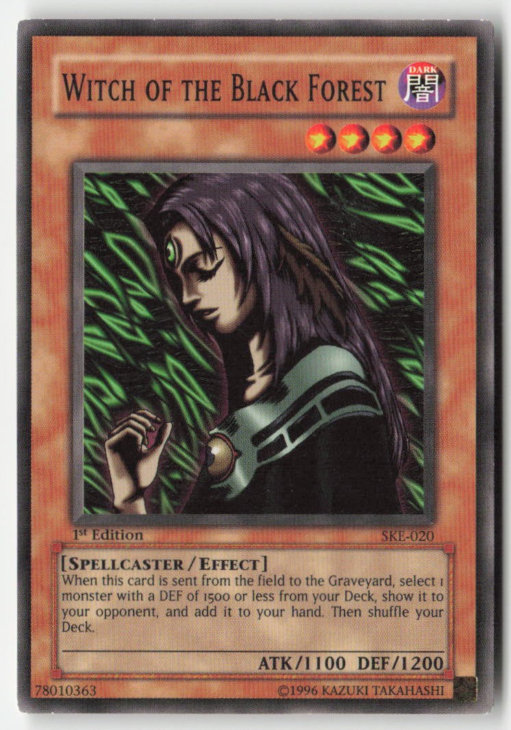 Witch of the Black Forest SKE-020 1st Edition Common Moderately Played, Front