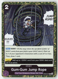 Gum-Gum Jump Rope (Pirate Foil) OP09-079 Foil Common Lightly Played