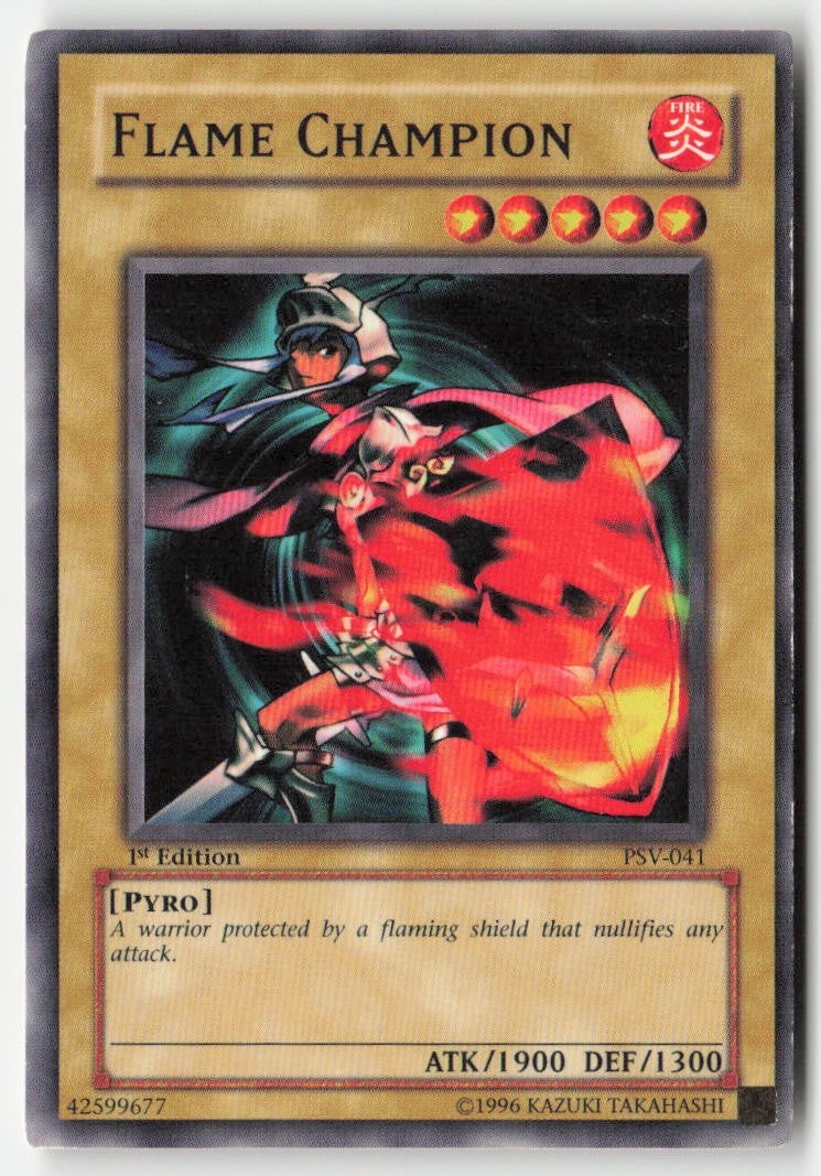 Flame Champion PSV-041 1st Edition Common Moderately Played