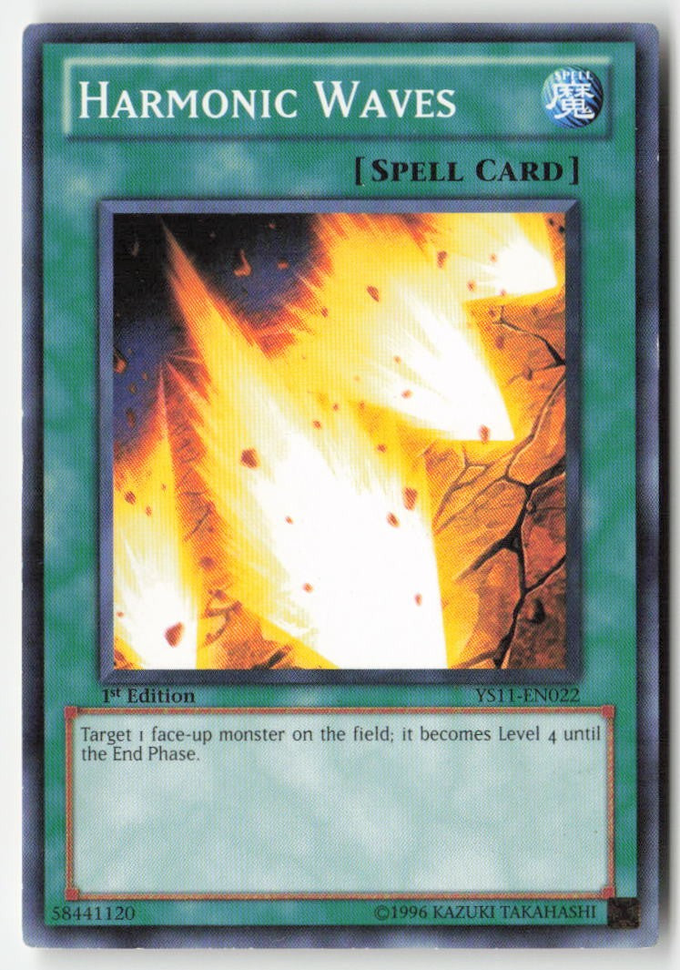 Harmonic Waves YS11-EN022 1st Edition Common Moderately Played