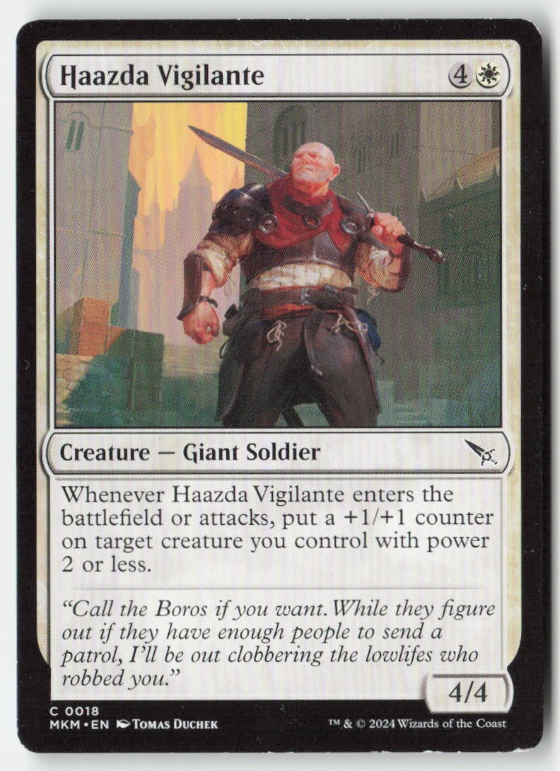 Haazda Vigilante MKM 18 Common Moderately Played