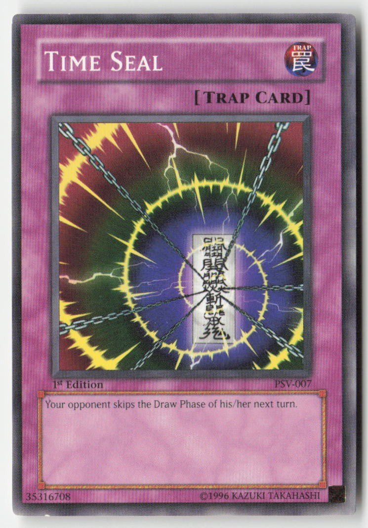 Time Seal PSV-007 1st Edition Common Moderately Played, Front
