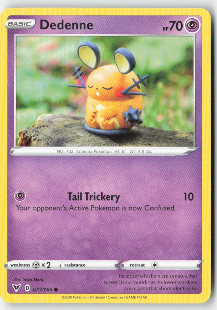 Dedenne 77/185 Regular Vivid Voltage Moderately Played