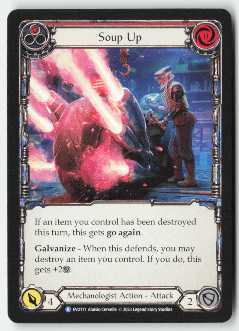 Soup Up (Red) #EVO111 - Bright Lights - Flesh and Blood - Rare - Near Mint