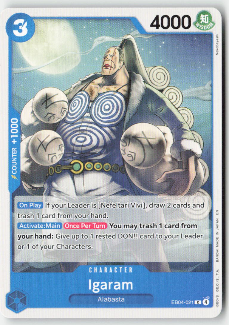 Igaram (OP14 Reprint) EB04-021 Normal Common Lightly Played, Front