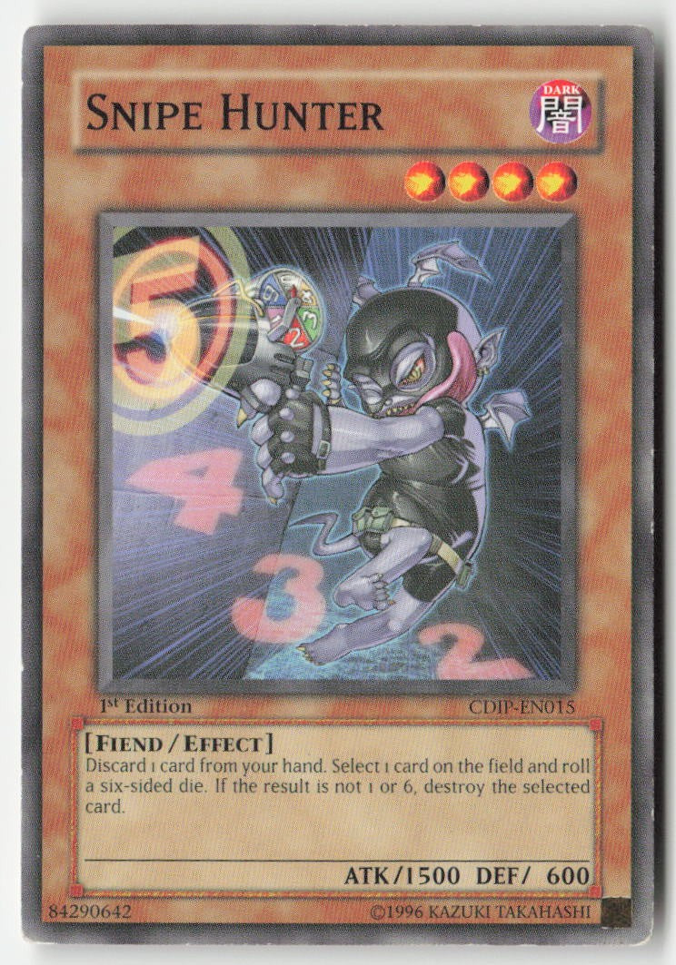Snipe Hunter CDIP-EN015 1st Edition Common Moderately Played