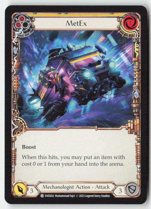 MetEx (Yellow) #EVO202 - Bright Lights - Flesh and Blood - Common - Near Mint