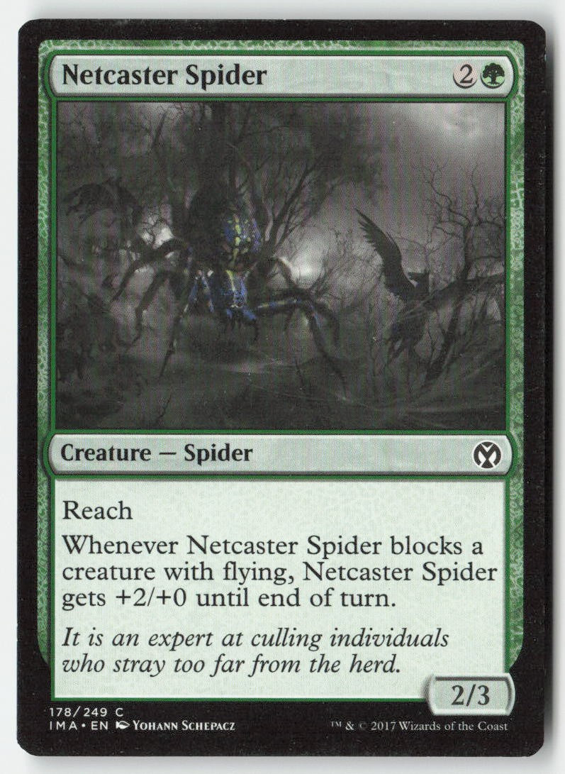 Netcaster Spider IMA 178 Common Moderately Played
