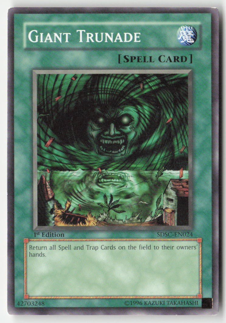 Giant Trunade SDSC-EN024 1st Edition Common Moderately Played, Front