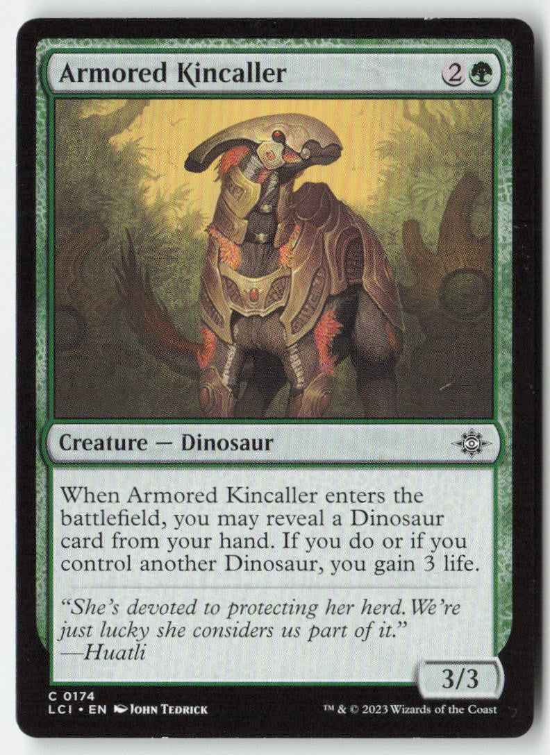 Armored Kincaller LCI 174 Common Moderately Played, Front