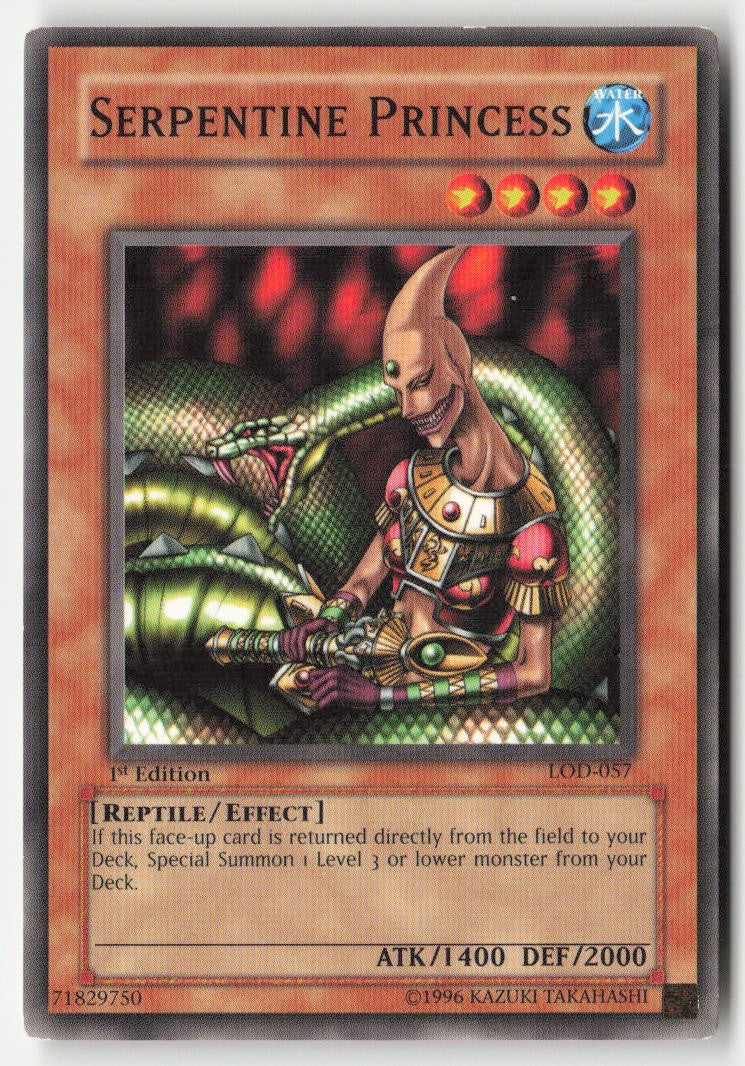 Serpentine Princess LOD-057 1st Edition Common Moderately Played