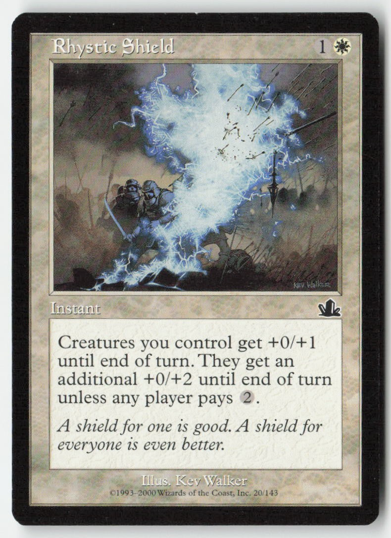 Rhystic Shield PCY 20 Common Moderately Played