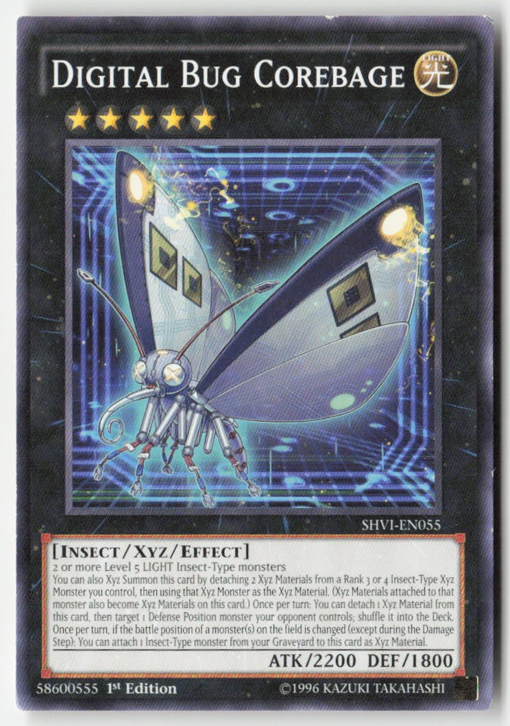 Digital Bug Corebage SHVI-EN055 1st Edition Common Moderately Played