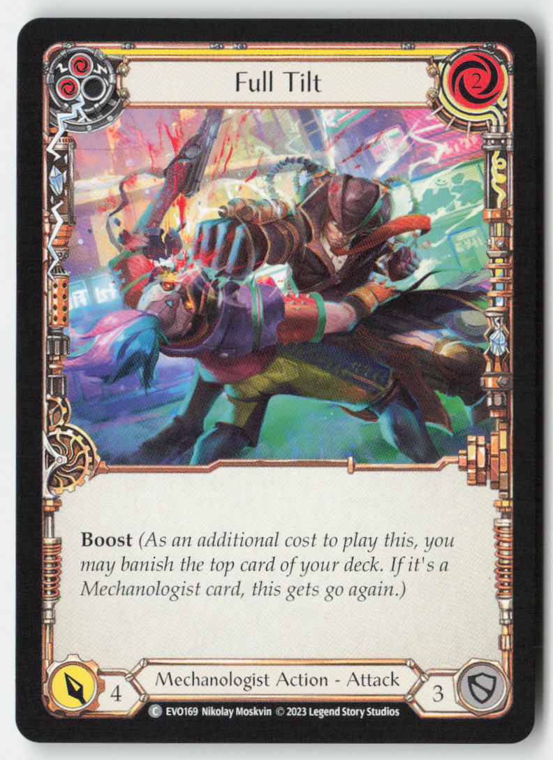 Full Tilt (Yellow) #EVO169 - Bright Lights - Flesh and Blood - Common - Near Mint