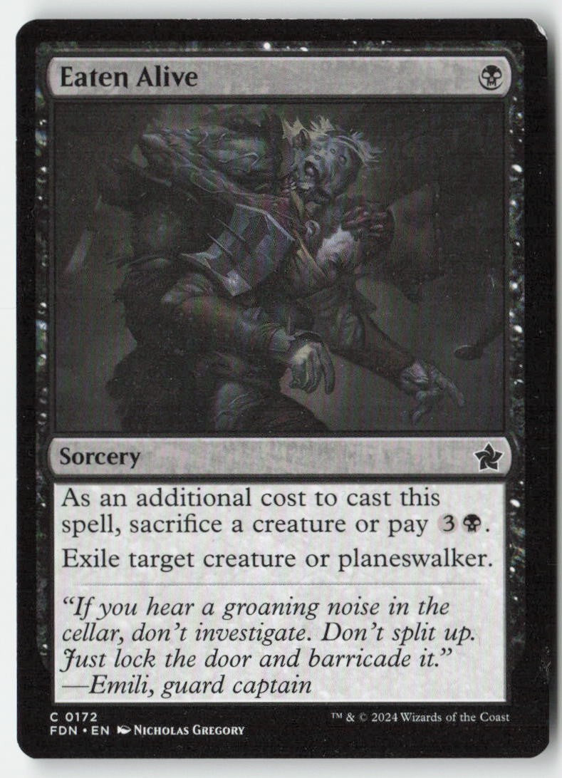 Eaten Alive FDN 172 Common Moderately Played