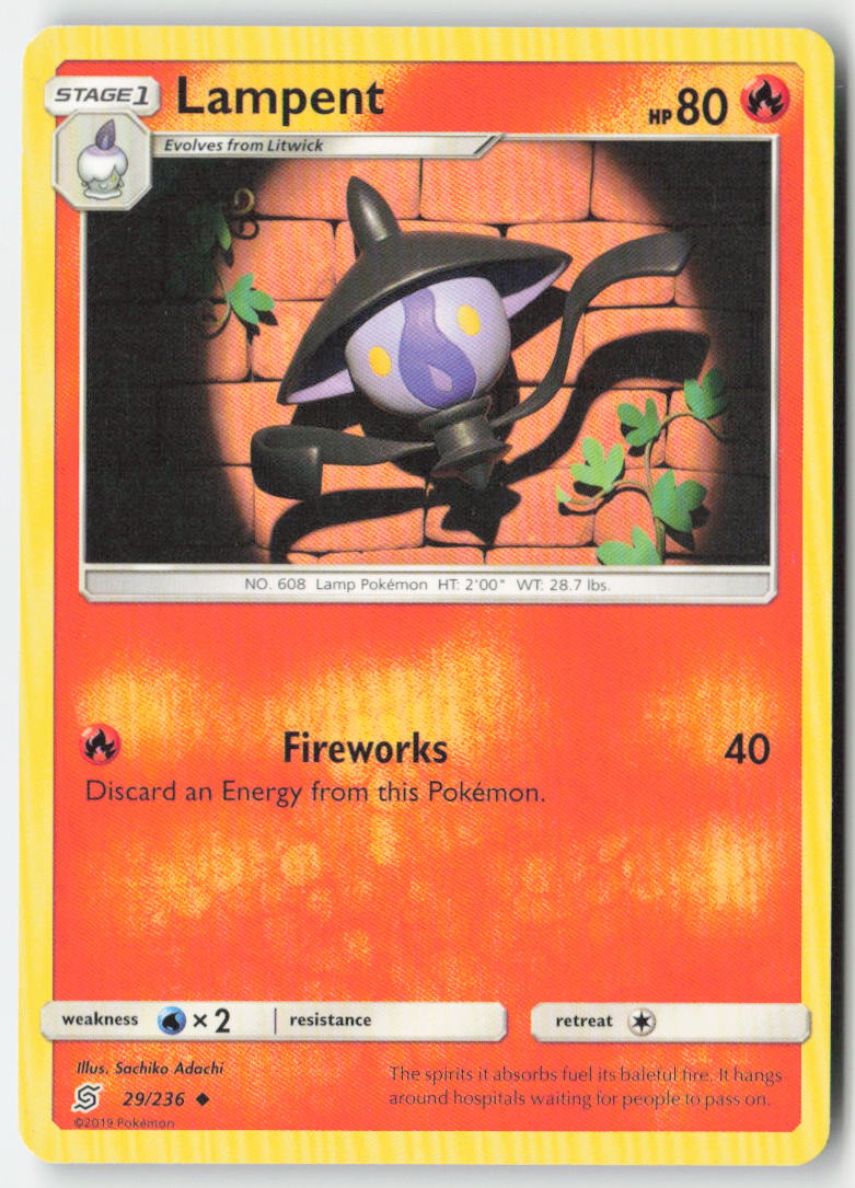 Lampent 29/236 Regular Unified Minds Moderately Played, Front