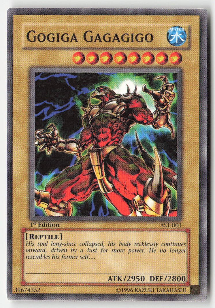 Gogiga Gagagigo AST-001 1st Edition Common Moderately Played