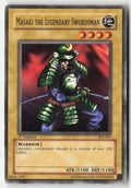Masaki the Legendary Swordsman SDJ-007 1st Edition Common Moderately Played