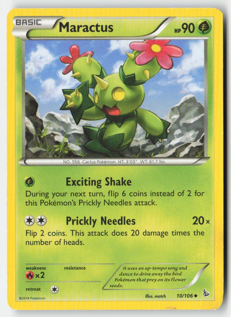 Maractus 10/106 Regular Flashfire Moderately Played