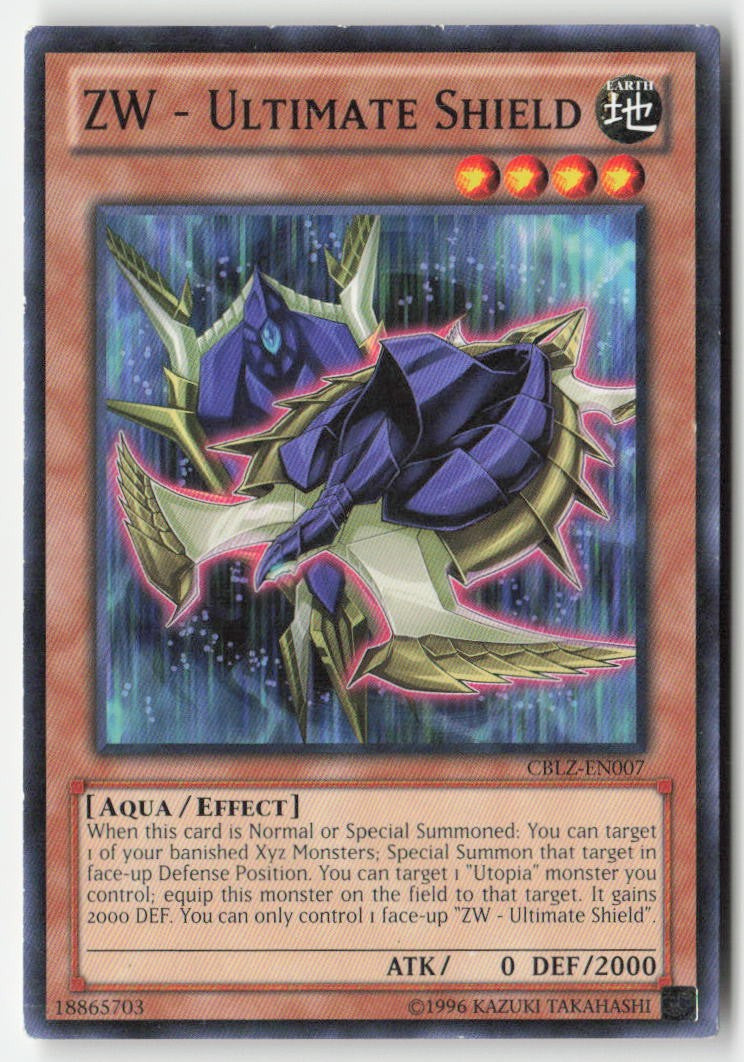 ZW - Ultimate Shield CBLZ-EN007 Unlimited Common Moderately Played