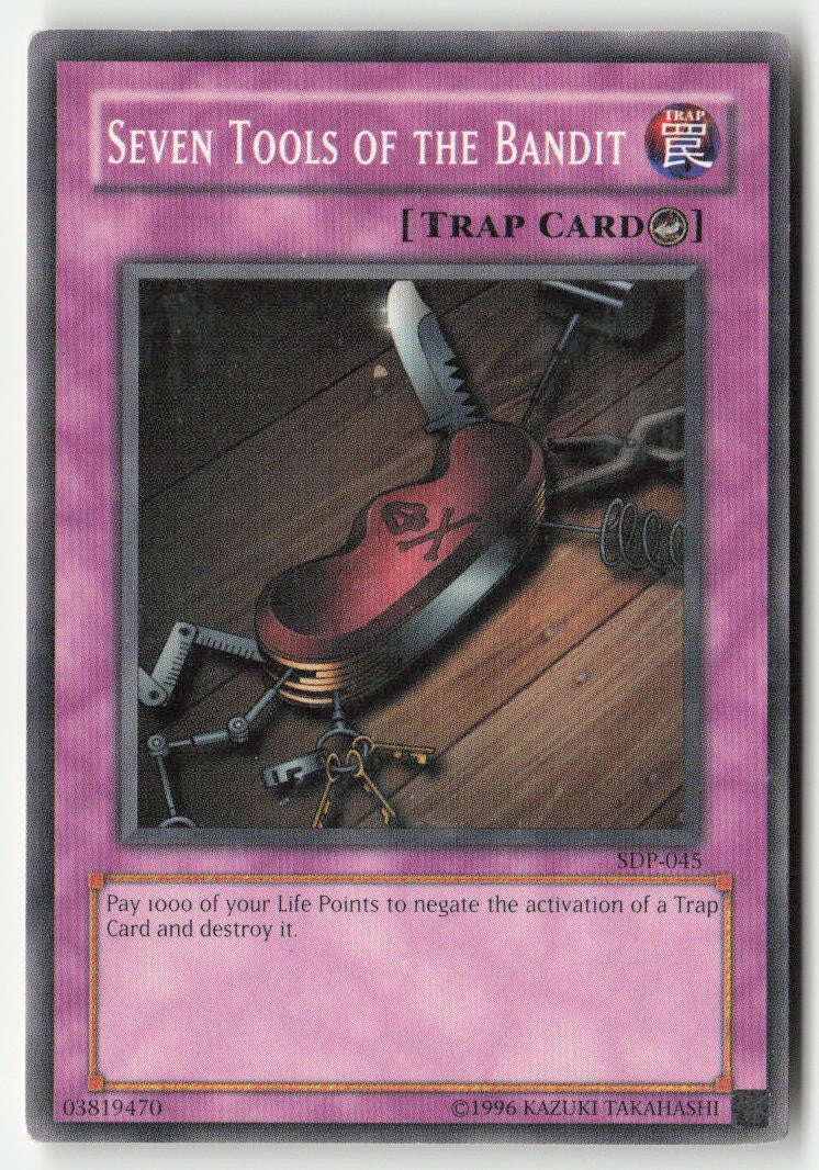 Seven Tools of the Bandit SDP-045 Unlimited Common Moderately Played, Front