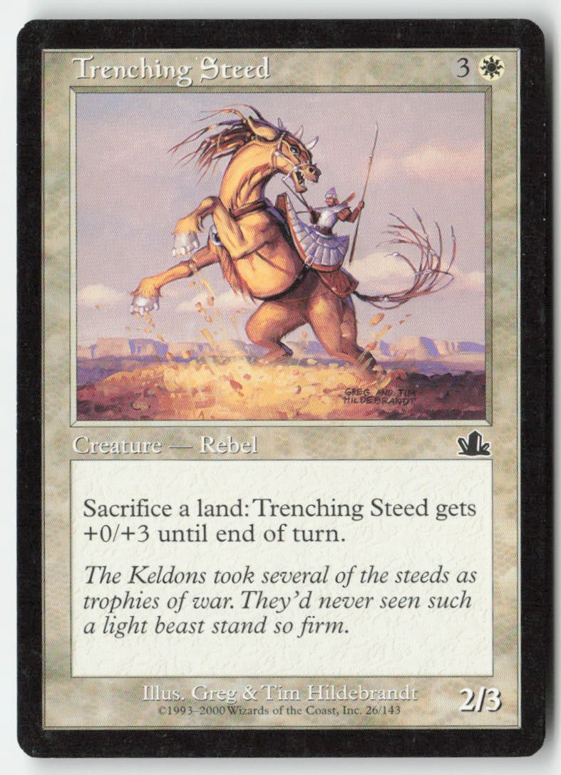 Trenching Steed PCY 26 Common Moderately Played