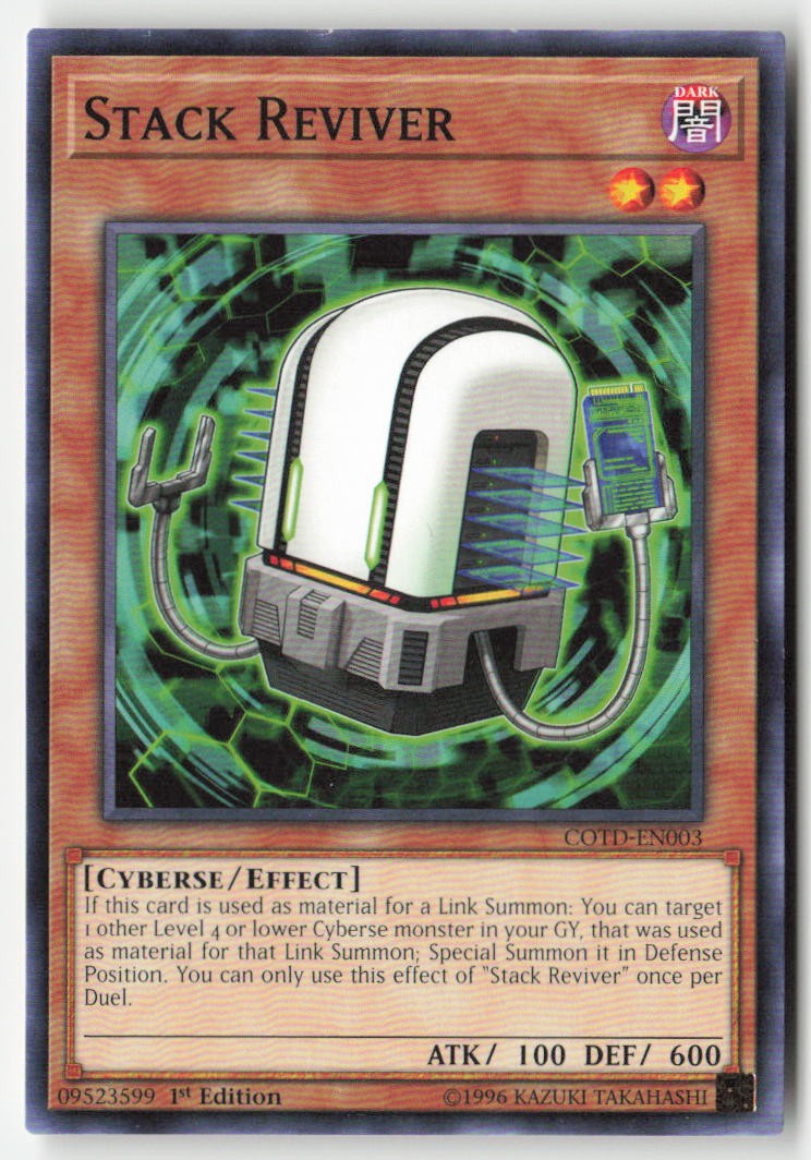Stack Reviver COTD-EN003 1st Edition Common Moderately Played