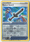 Rusted Sword 62/72 Reverse Holo Shining Fates Moderately Played