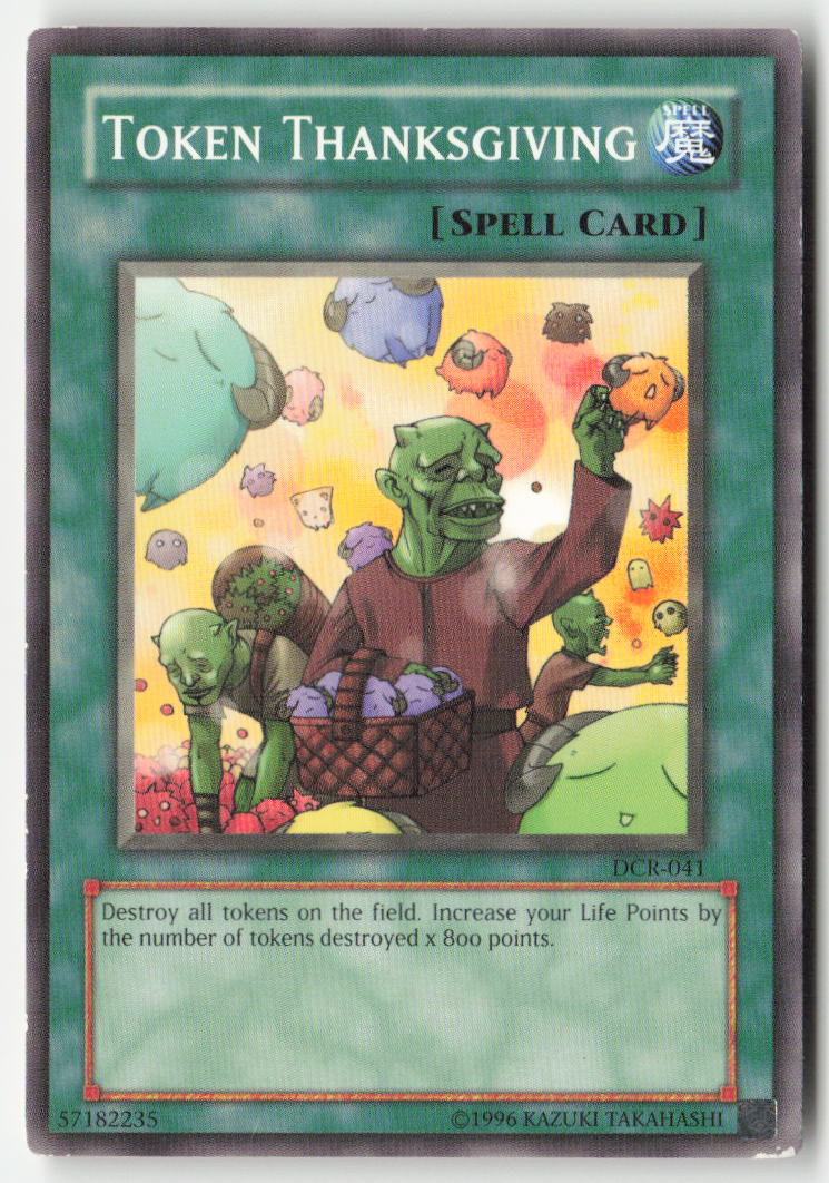 Token Thanksgiving DCR-041 Unlimited Common Moderately Played